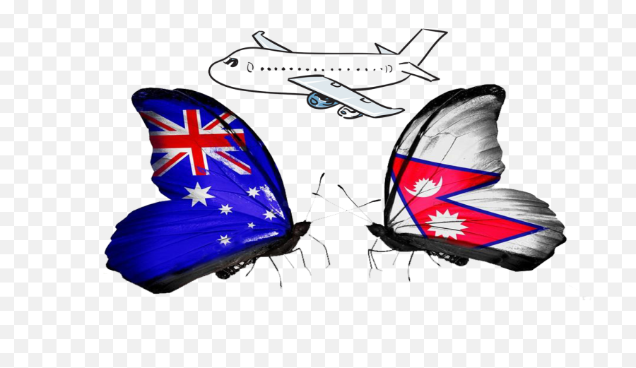 Efforts On To Operate Nepal - Australia Direct Flight Emoji,Nepal Flag Png