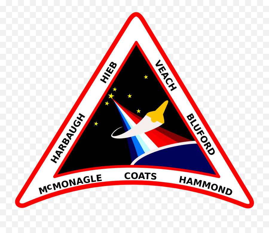 Nasa Triangular Logo - Sts 39 Mission Patch Emoji,Nasa Logo