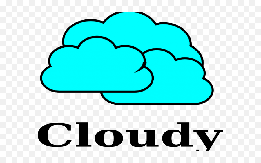 Sunny Clipart Word - Cloudy Word Emoji,Sunny Clipart