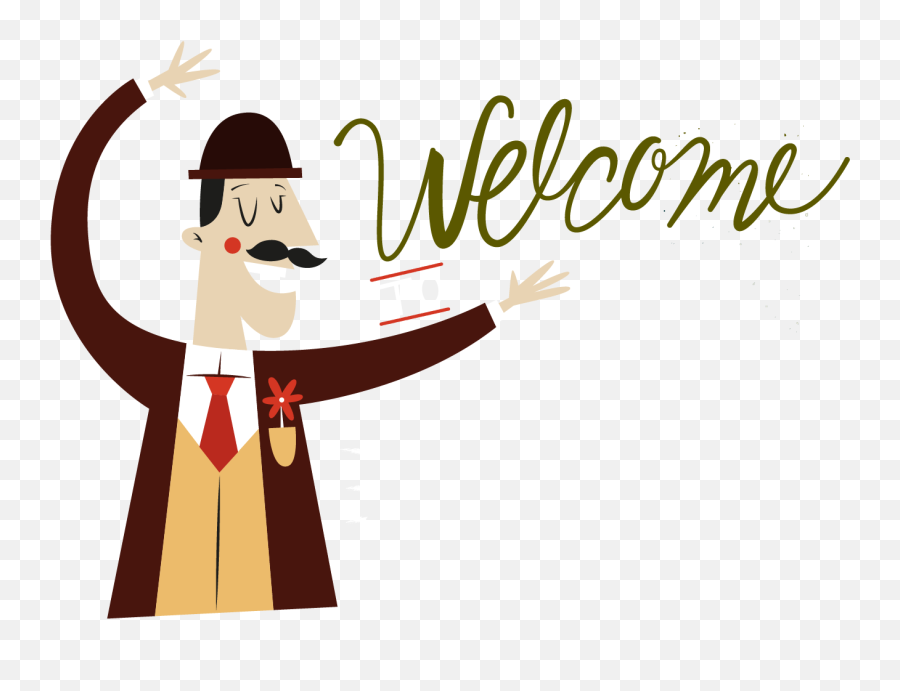 Free Transparent Cartoon Png Download - Cartoon Welcome Png Emoji,Welcome Png