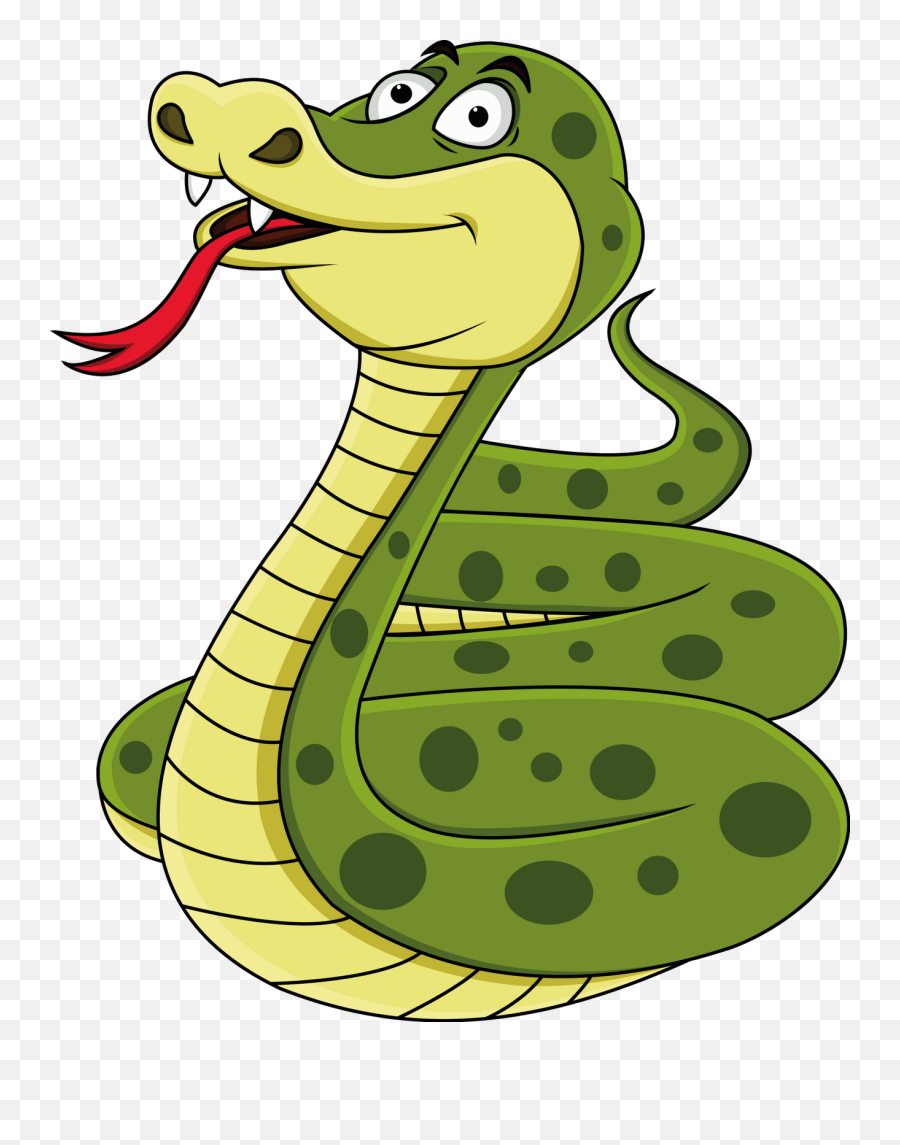 Snake Images Clip Art - Cute Snake Png Cartoon Emoji,Snake Clipart