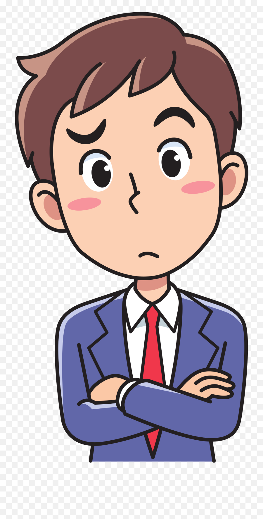Clipart People Thinking Clipart People - Strong Person Clipart Emoji,Thinking Clipart