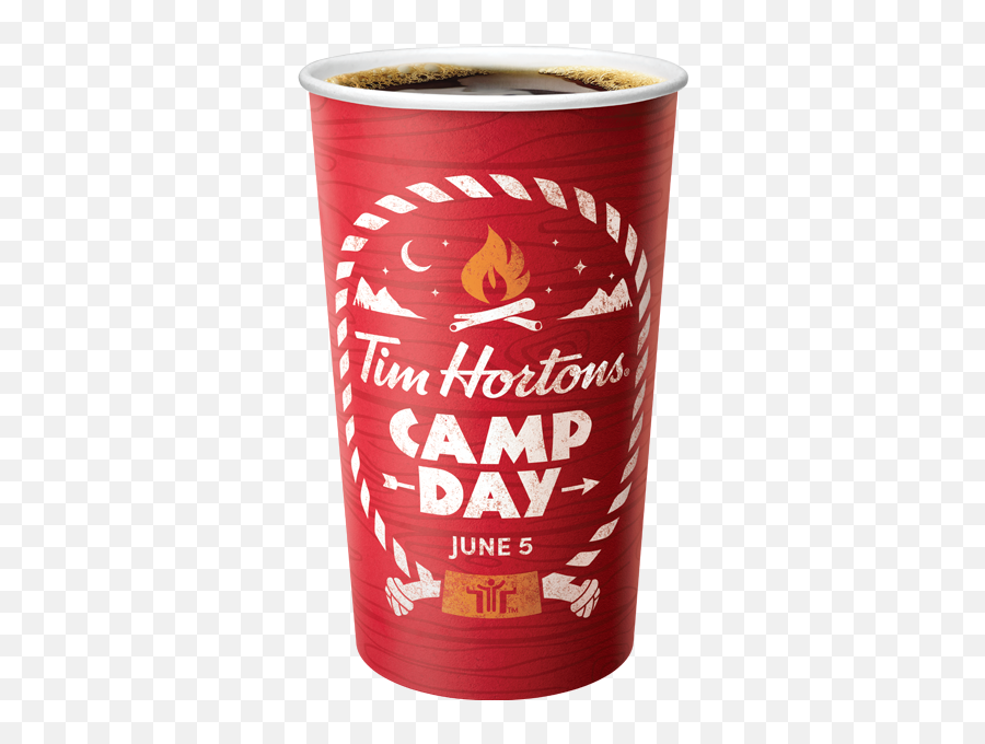 Tim Hortons Coffee Cup - Tim Hortons Camp Day 2019 Emoji,Tim Hortons Logo
