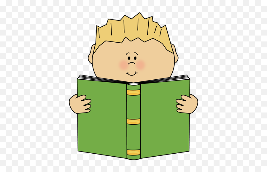 Book Clip Art Kids Reading Books - Reading A Book Clip Art Emoji,Book Clipart