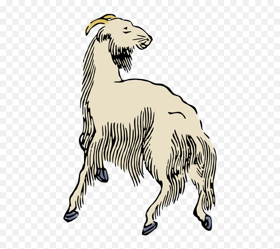 Download Japanese Goat Art Queen Duvet Clipart Png - Diseños Xilografia Animales Emoji,Ram Clipart