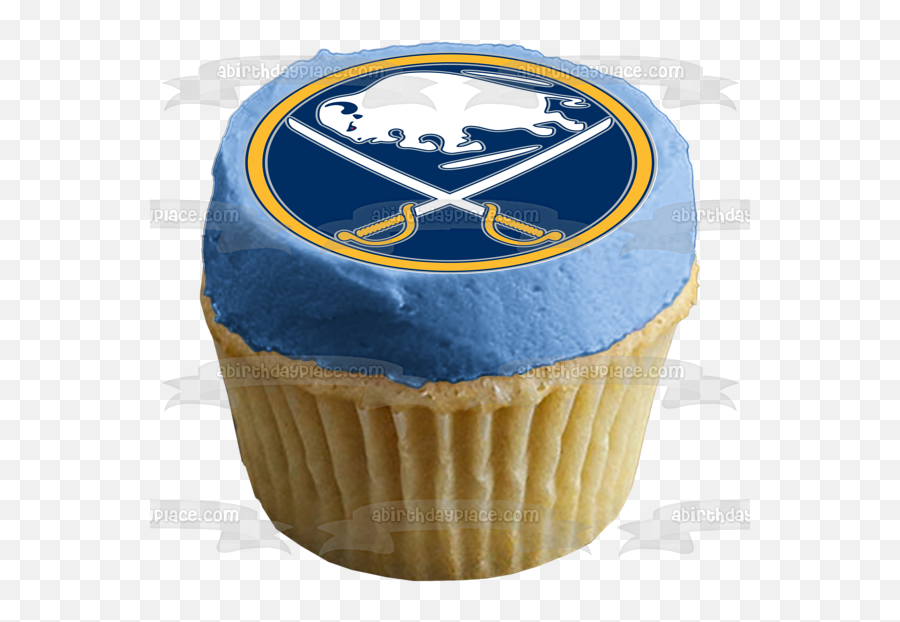 Buffalo Sabres Nhl Logo Edible Cake Topper Image Abpid49754 - Birthday Cake Sean Connery Bond Emoji,Nhl Logo