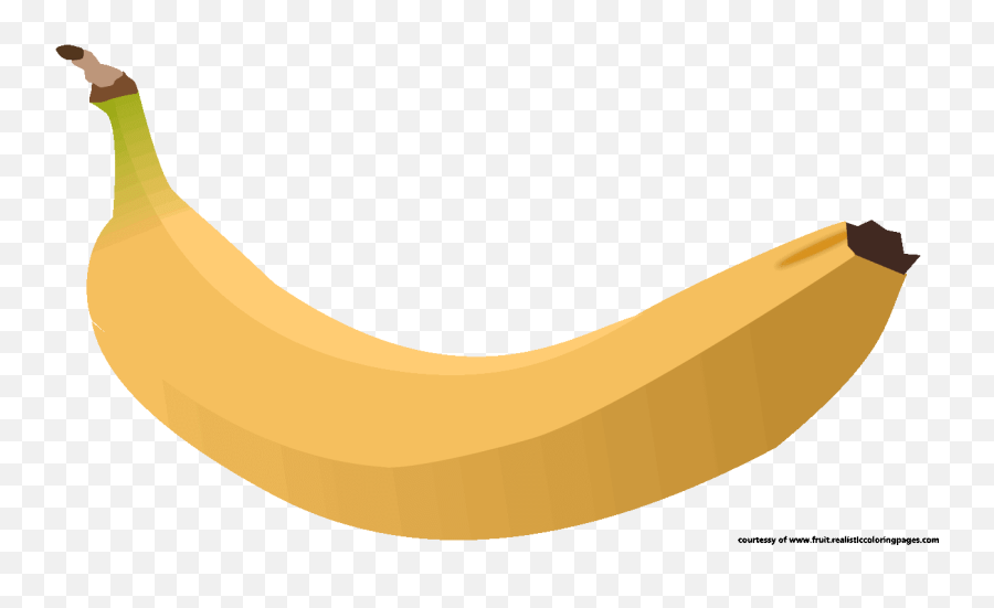 Banana Clipart Real Fruit - Saba Banana Transparent Ripe Banana Emoji,Banana Clipart