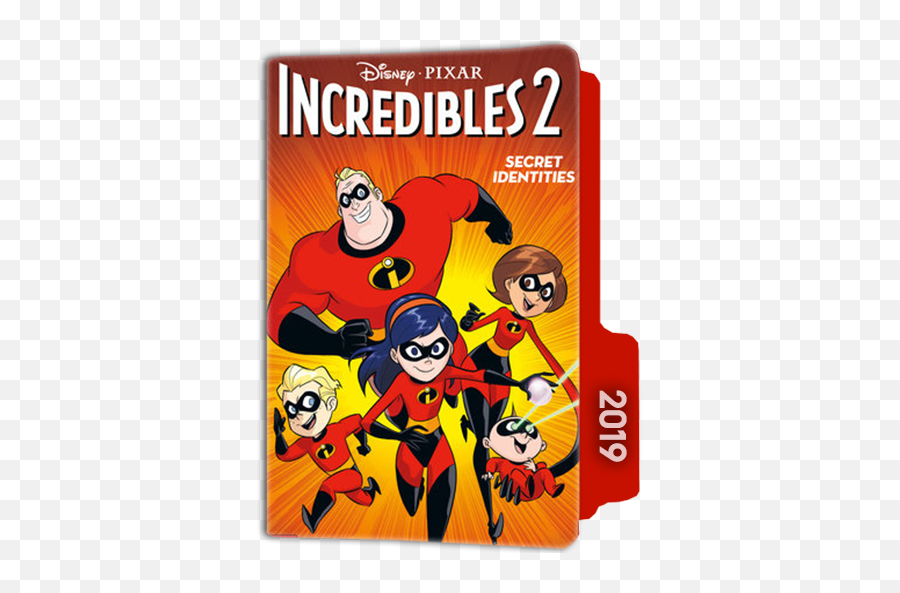 Incredibles Folder Icon - Designbust Incredibles 2 Secret Identities Emoji,Incredibles 2 Logo