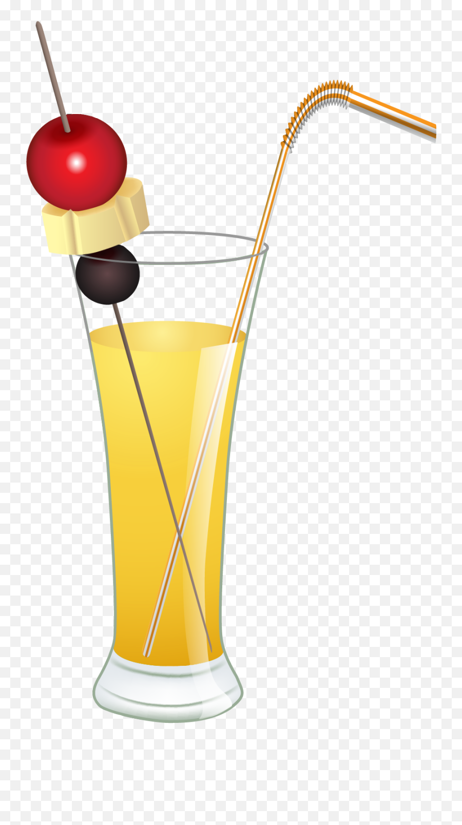 Simple Cocktails Clip Art At Vector Clip Art - Clipartandscrap Transparent Minuman Png Emoji,Drinks Clipart