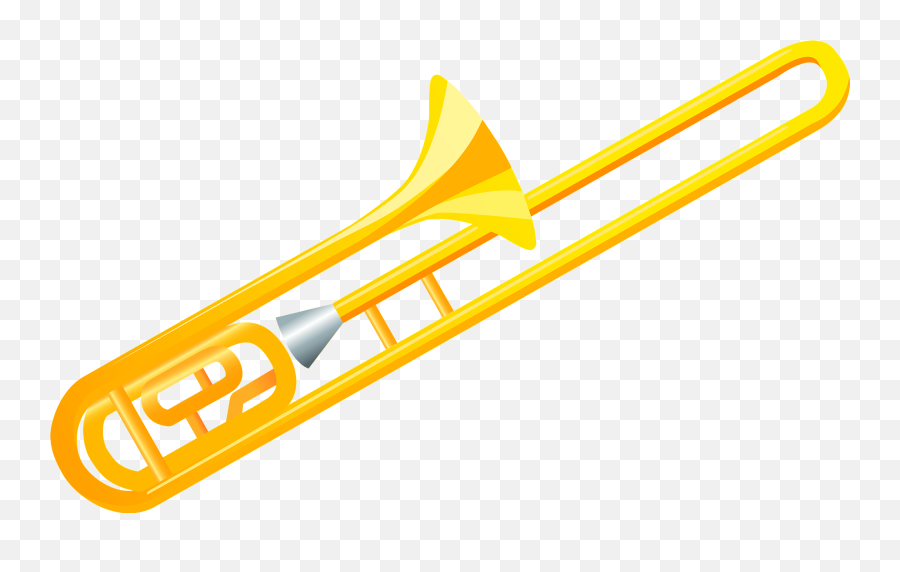 Trombone Clipart - Trombone Clipart Emoji,Trombone Clipart