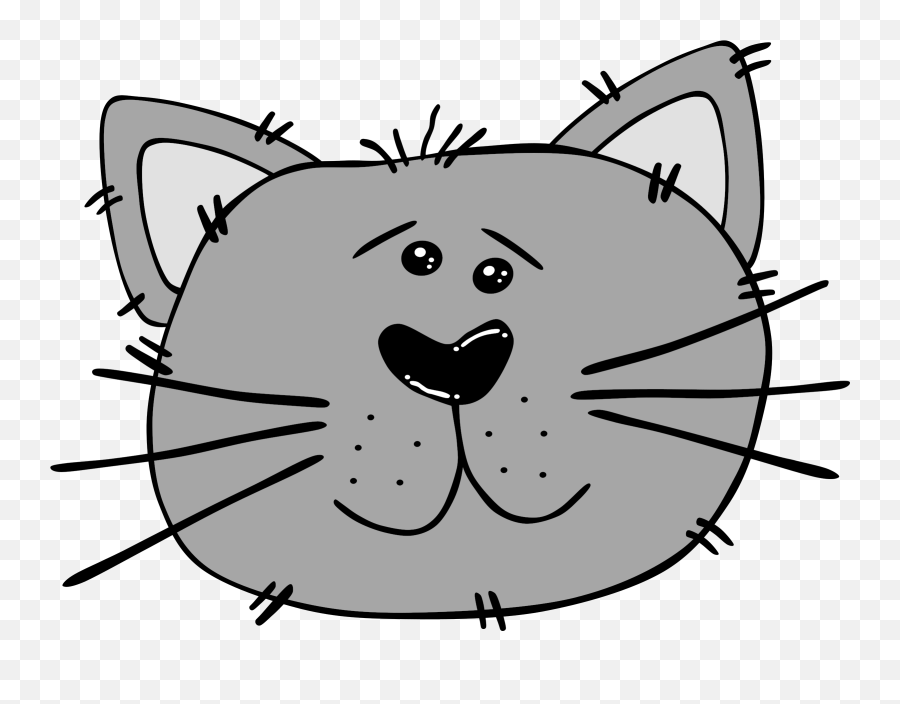 Download Free Cartoon Cat Face Psd - Cat Face Clipart Transparent Background Emoji,Cat Face Png