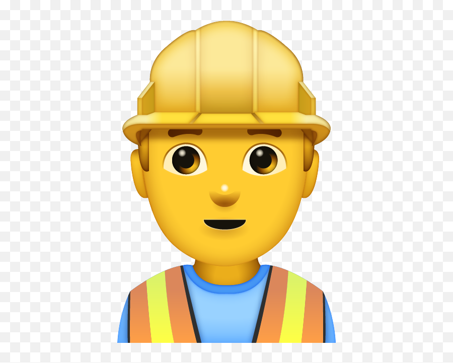 Download Man Construction Worker Free - Construction Worker Emoji,Construction Worker Png
