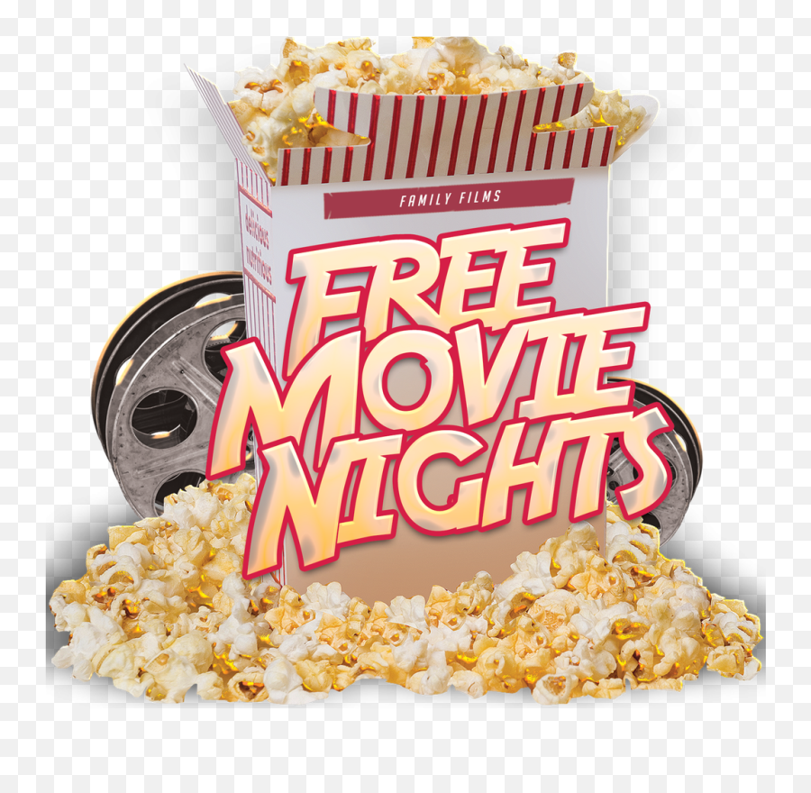 Free Movie Nights - Popcorn Boxes Transparent Cartoon Emoji,Movie Popcorn Clipart