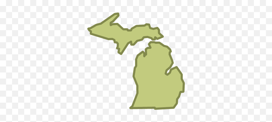 Movement Advancement Project - Michigan Outline Green Emoji,Michigan Outline Png