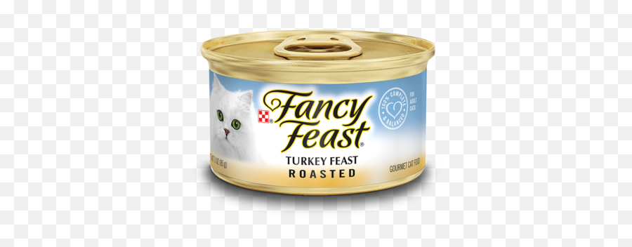Fancy Feast Roasted Turkey Gourmet Wet Cat Food Emoji,Cooked Turkey Png