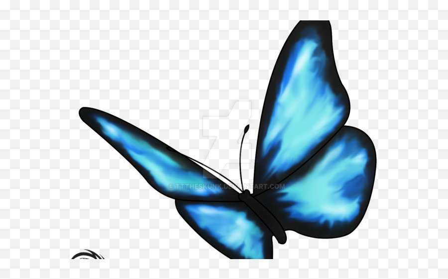 Life Is Strange Butterfly Png Png Image - Butterfly Clipart Tattoo Blue Emoji,Life Is Strange Logo