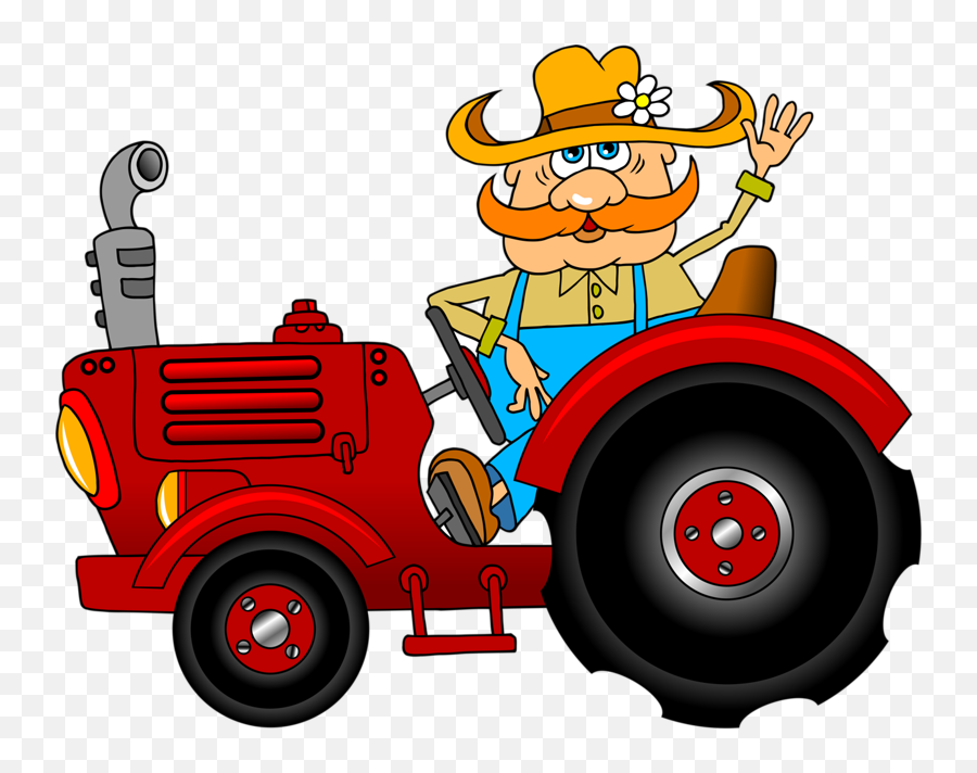 Free Tractor Clipart Black And White Emoji,Farmer On Tractor Clipart