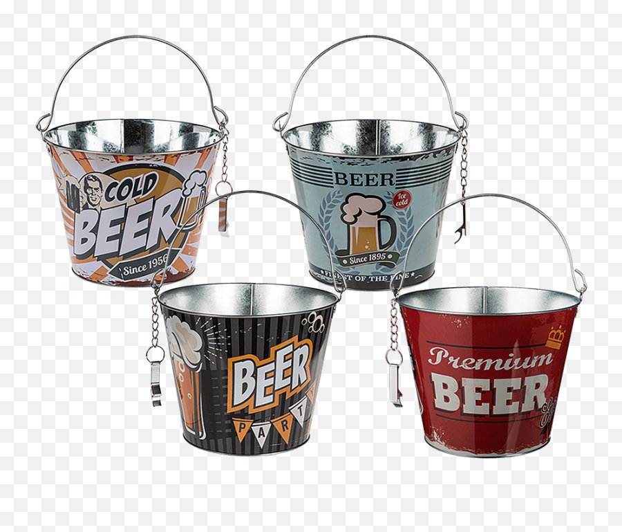 Download Beer Bucket Png Png Image With Emoji,Beer Bucket Png