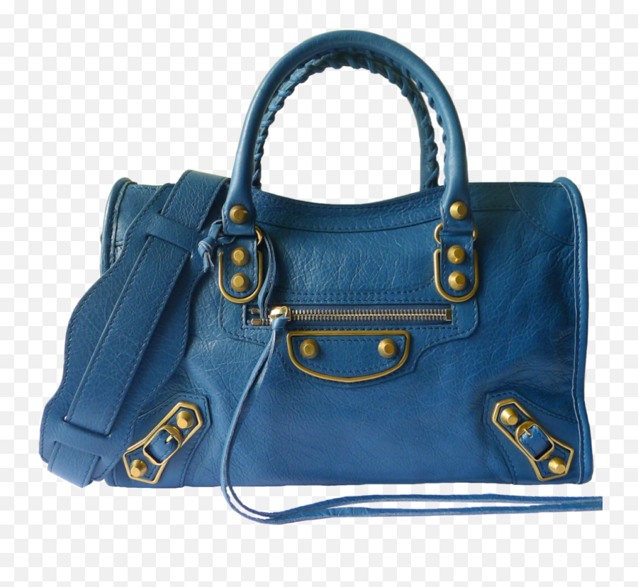 Download Sell Handbags Blue Balenciaga Purse - Handbag Png Emoji,Balenciaga Logo Png
