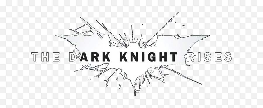 Download Hd The Dark Knight Rises Logo Png Png Black And Emoji,Dark Knight Logo Png