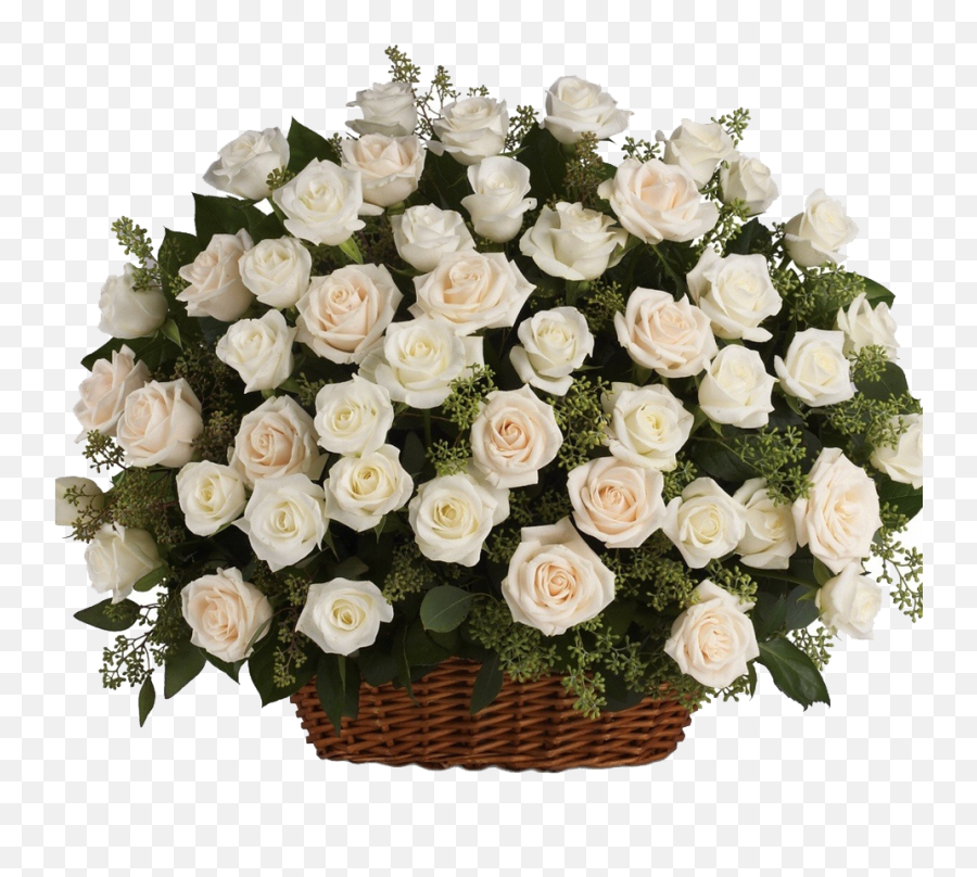 White Roses Png Hd Background - White Rose Fireside Basket Emoji,White Rose Clipart