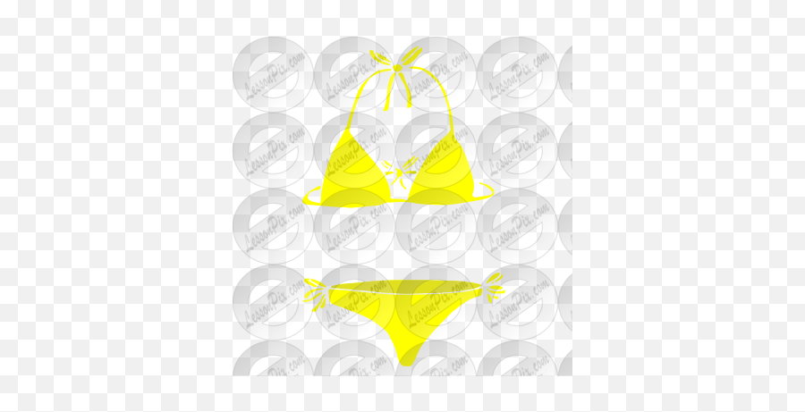Bathing Suit Stencil For Classroom Therapy Use - Great Emoji,Bathing Clipart