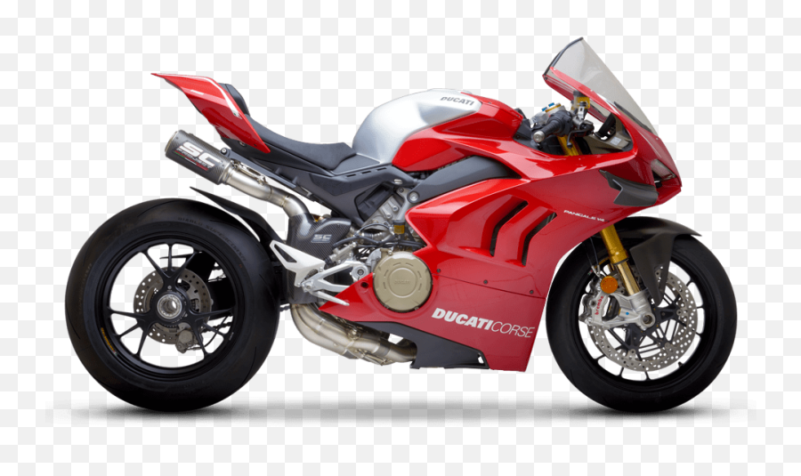 Wsbk Full Exhaust System For Ducati Panigale V4 - Scproject Emoji,Exhaust Png