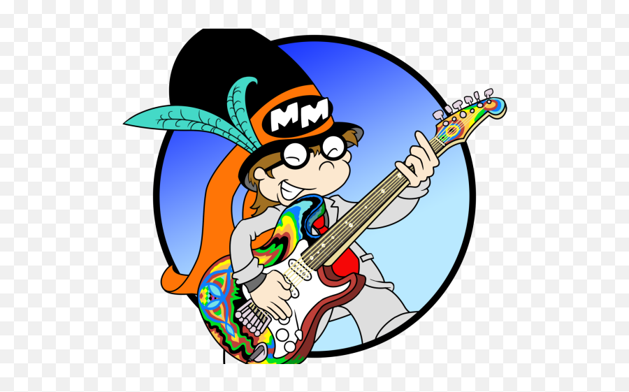 Guitar Clipart Real Guitar - Marky Monday Png Download Fictional Character Emoji,Guitar Clipart