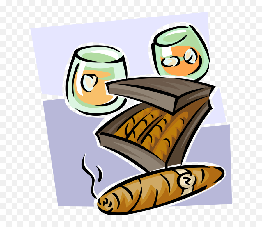 Whiskey Clipart Whiskey Cigar - Png Download Full Size Whiskey Cigar Clipart Emoji,Cigar Png