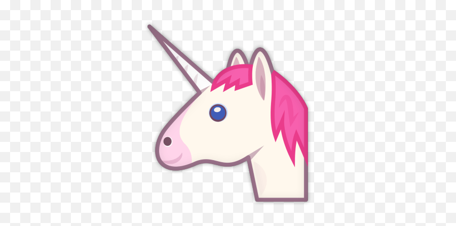 Cartoon Unicorn Transparent Png - Stickpng Unicorn Head Side View Clipart Emoji,Unicorn Clipart Black And White