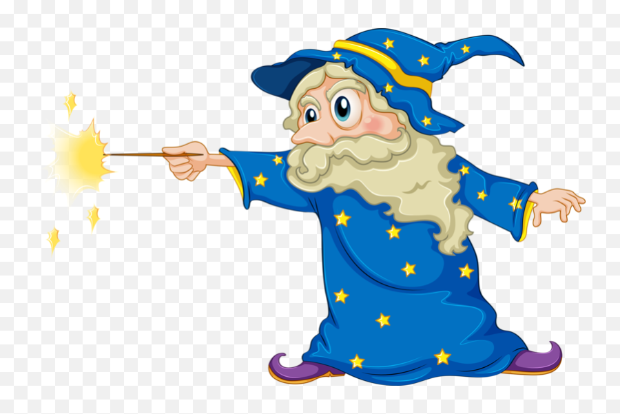 Wand Magician Illustration - Blue Wizard Png Download 800 Wizard Clipart Png Emoji,Wizard Clipart