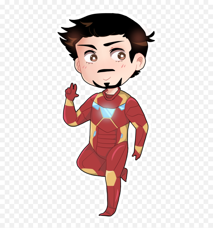 Download Tony Stark Art Transparent Png - Superhero Emoji,Tony Stark Png