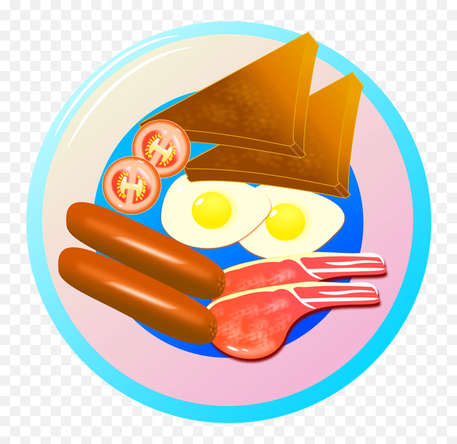 Breakfast Foods Clipart - Full English Breakfast Clip Art Emoji,Breakfast Clipart