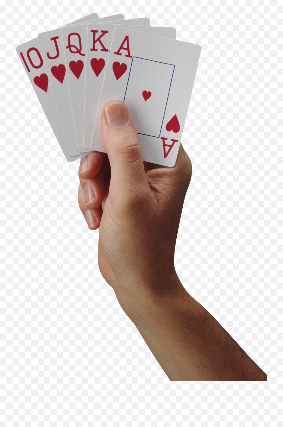 Download Playing Card On Hand Png Image - Ace Any Test Book Hand Holding Cards Png Emoji,Hand Grabbing Png