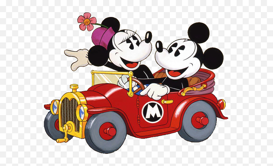 Picture - Mickey Mouse Vintage Emoji,Road Trip Clipart