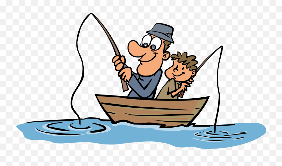 Fish And Fishermen Png Files - Fishing Clipart Emoji,Fishing Clipart