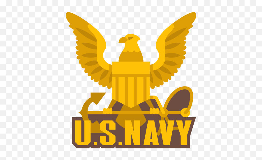 Us Navy Icon Of Flat Style - Us Navy Icon Emoji,Us Navy Logo Vector