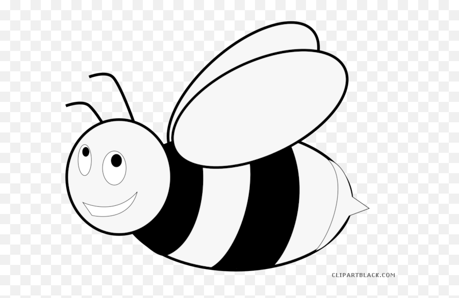 Download Honey Bee Clipart - Coloring Page Of Bees Png Image Honey Bee Black And White Clipart Png Emoji,Bee Clipart