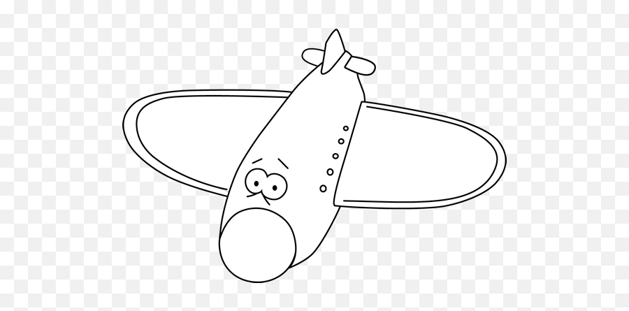 Black And White Cartoon Airplane Clip Art - Black And White Cartoon Clipart Black And White Aeroplane Emoji,Airplane Clipart Black And White