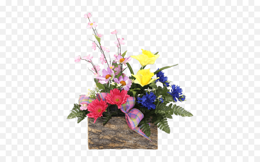 Silk Spring Cemetery Log Box Royeru0027s Select - Flowers Emoji,Cemetery Clipart