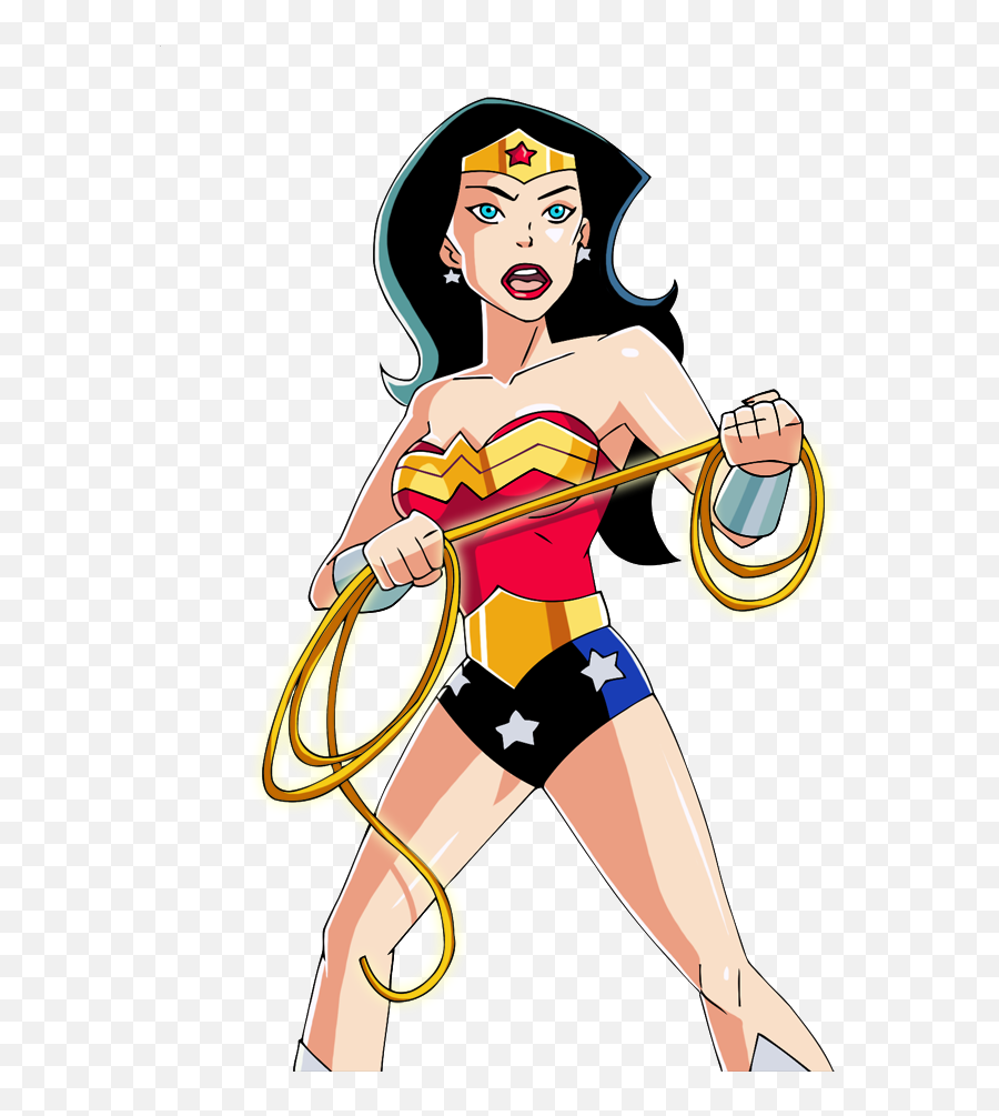 Wonder Woman Cartoon Png - Wonder Woman Cartoon Transparent Emoji,Wonder Woman Clipart