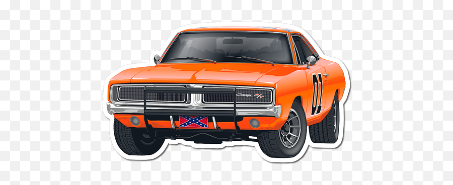 Magnet General Lee With Confederate Flag - Cooteru0027s Place Emoji,Confederate Flag Clipart