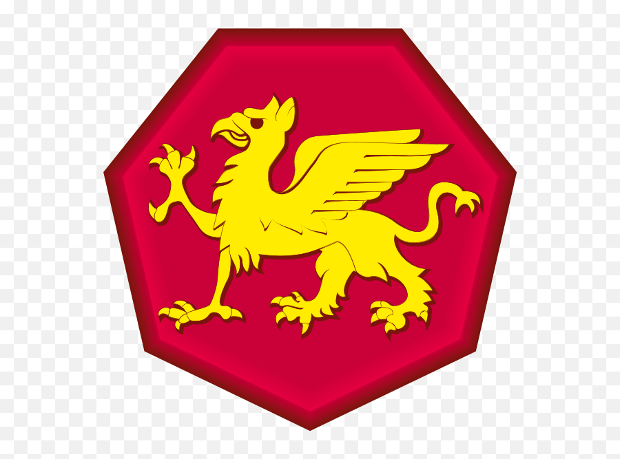 Crest Of 108th Division Us Army Logo Download - Logo Mythical Creature Emoji,Us Army Logo