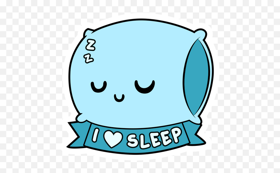 Pillow I Love To Sleep Sticker - Sticker Mania Emoji,Cute Stickers Png