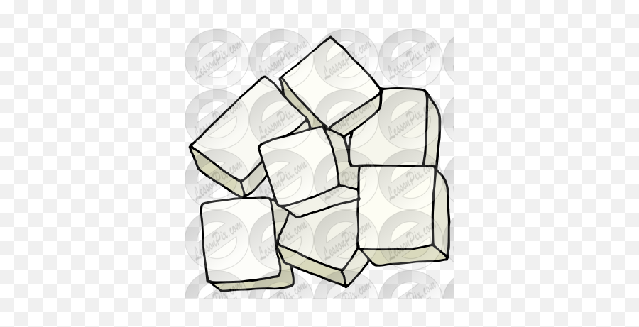 Tofu Picture For Classroom Therapy Use - Great Tofu Clipart Emoji,Tofu Png