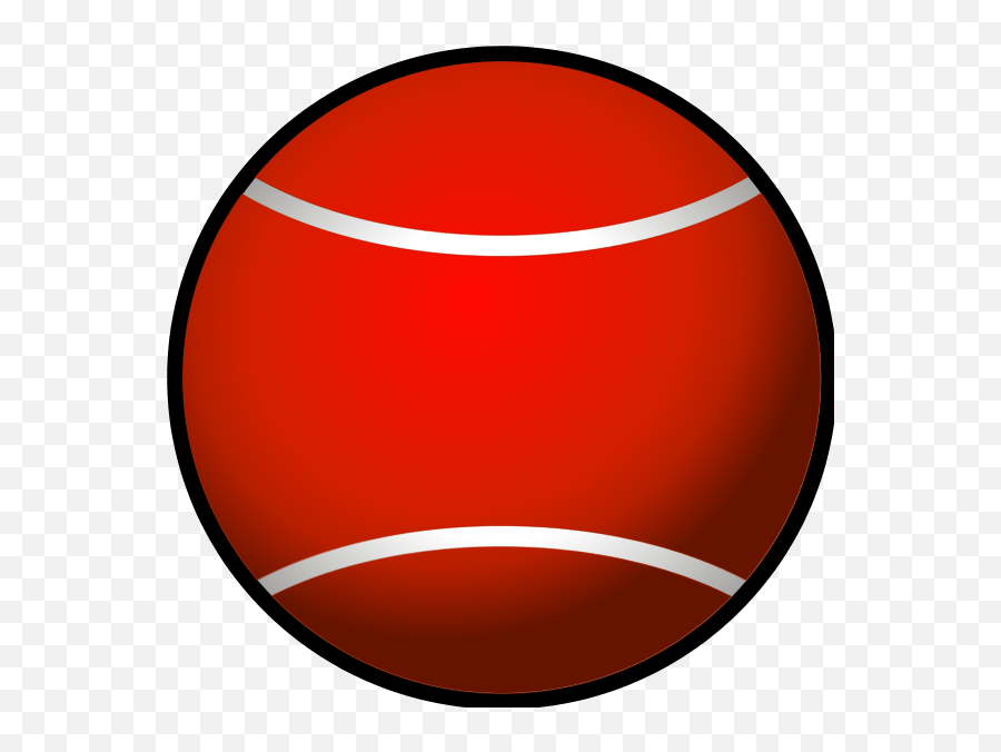 Tennis Ball Clipart - Red Tennis Ball Png Emoji,Tennis Ball Clipart