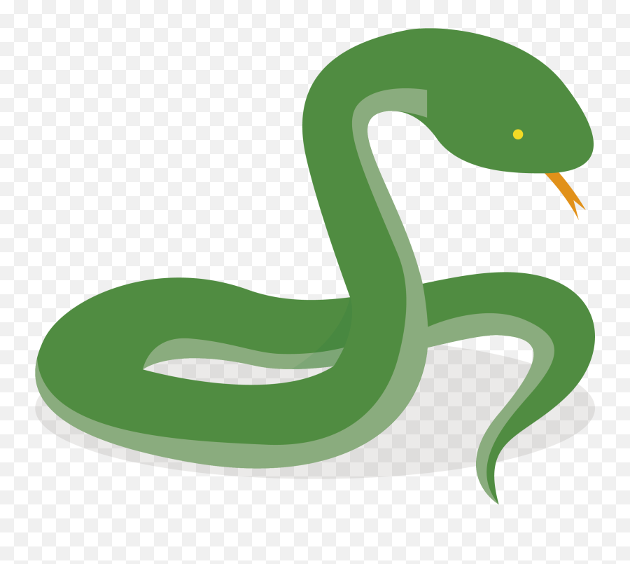 Smooth Green Snake Clipart Pear - Transparent Background Green Snake Clipart Emoji,Snake Clipart