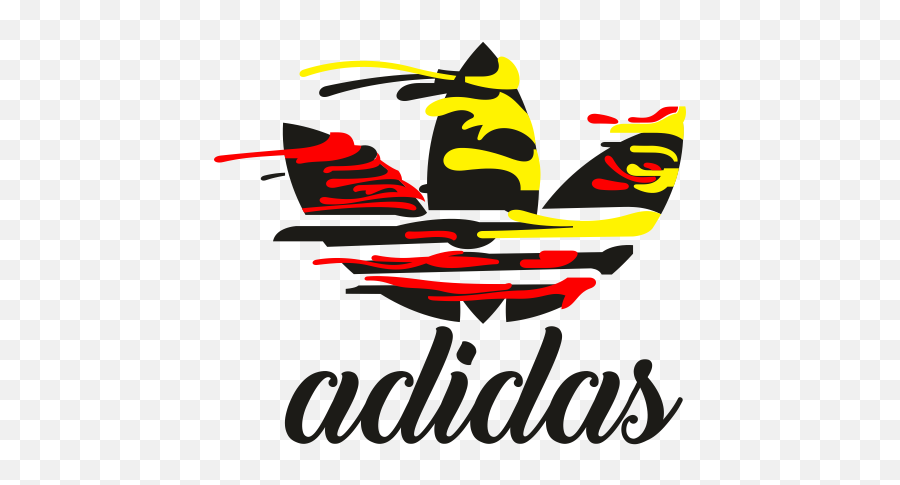 Adidas Dripping Logo Vector Adidas Drip Logo Vector Image - Dripping Adidas Svg Emoji,Adidas Logo