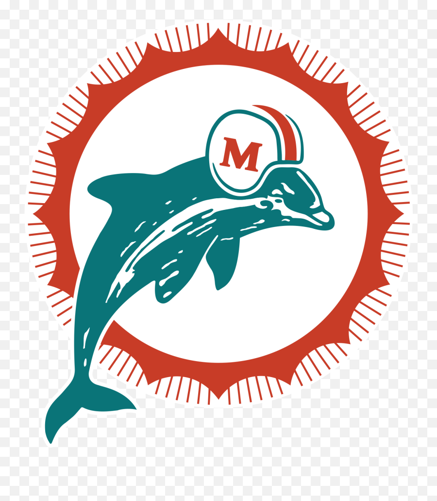 Free Miami Dolphins Logo Png Download - Logo Miami Dolphins Emoji,Miami Dolphins Logo