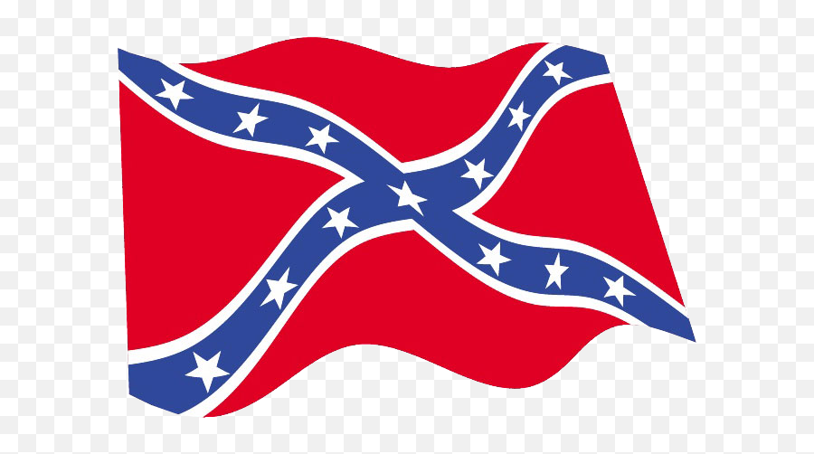 Flag Confederate Png - Confederate Flag Waving Transparent Emoji,American Flag Transparent Background